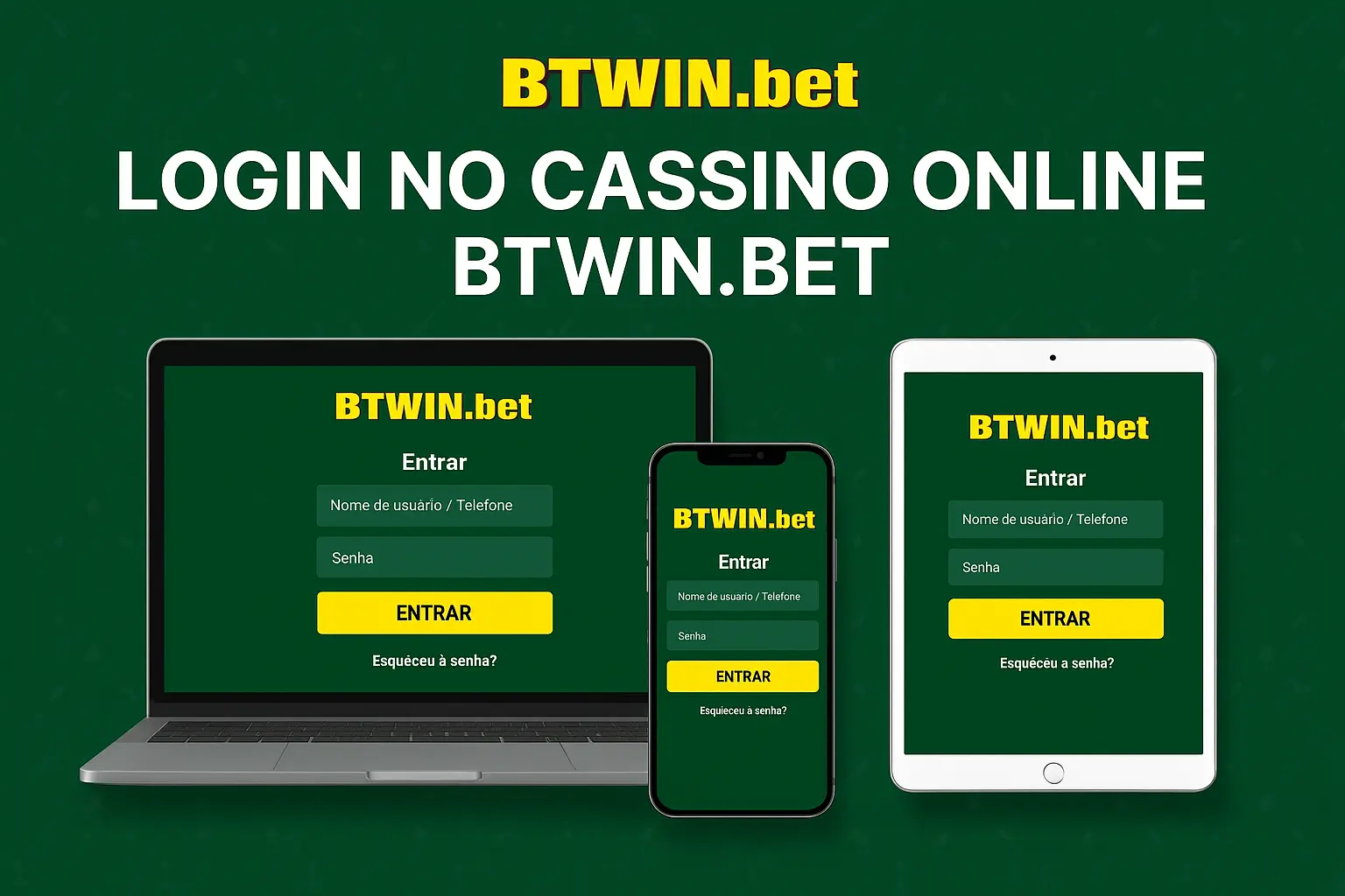 Criar uma nova Conta no plataforma BTWIN.BET